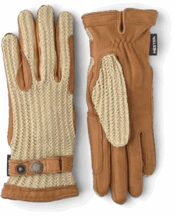 Hestra Deerskin Crochet 5-finger