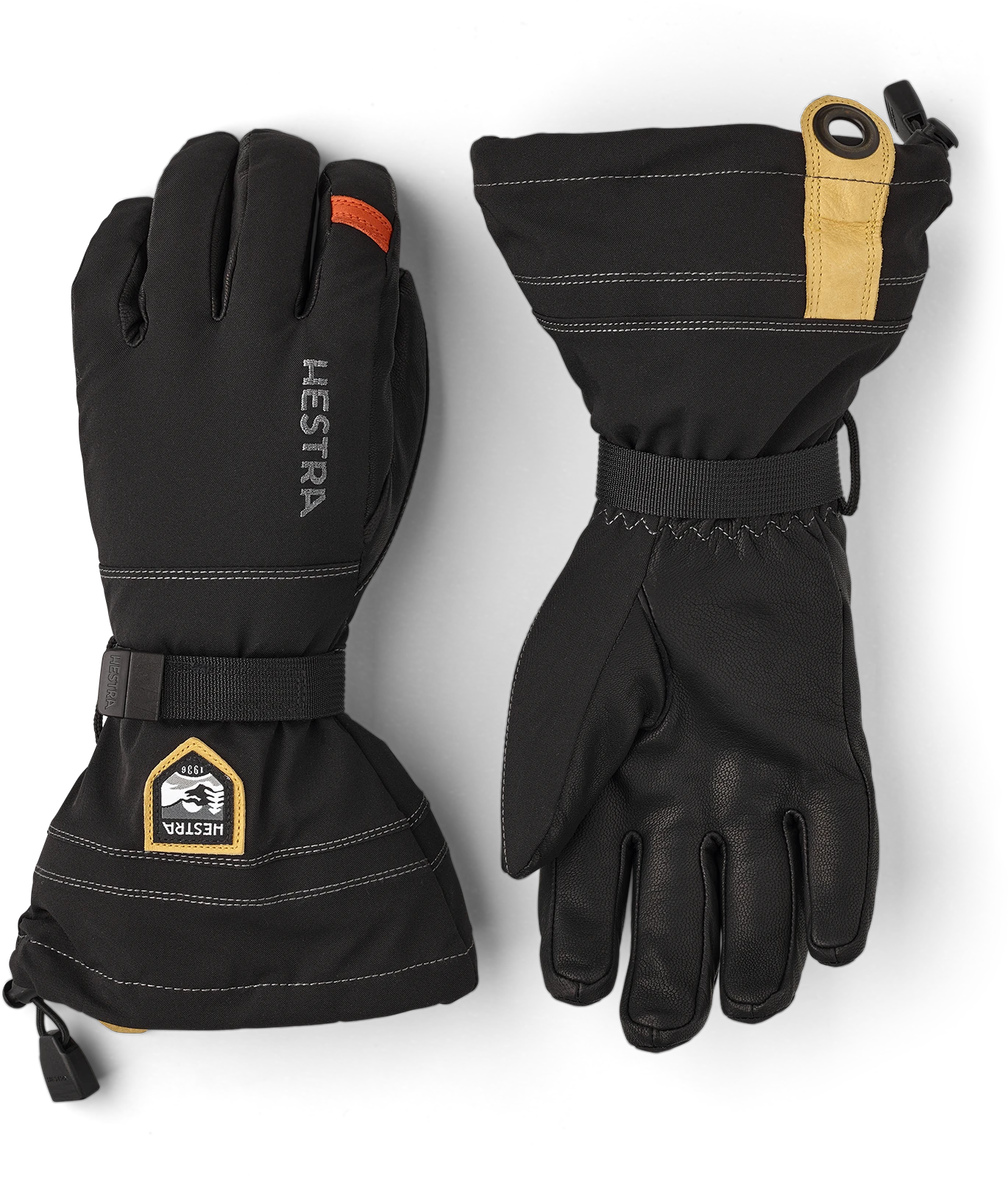 Hestra Army Leather Blizzard 5-finger
