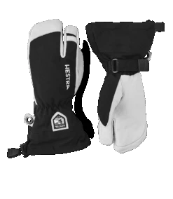 Hestra Army Leather Heli Ski Jr. 3-finger - Black
