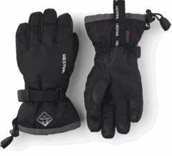 Hestra Gauntlet CZone Jr. 5-finger - Black & Graphite