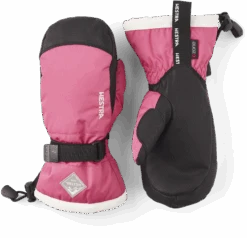 Hestra Gauntlet CZone Jr. Mitt - Fuchsia & Ivory