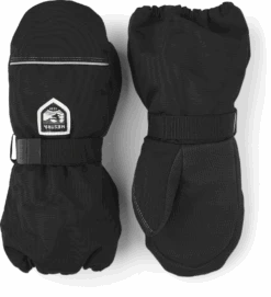 Hestra Kids´ Wool Terry Mitt - Black