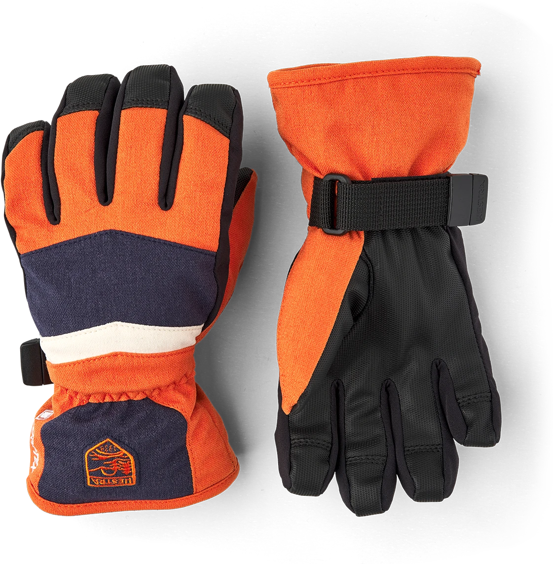 Hestra Gore-Tex Atlas Jr 5-finger - Brick Red