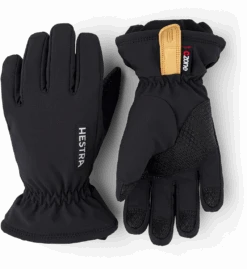 Hestra CZone Pluto Jr 5-finger - Black