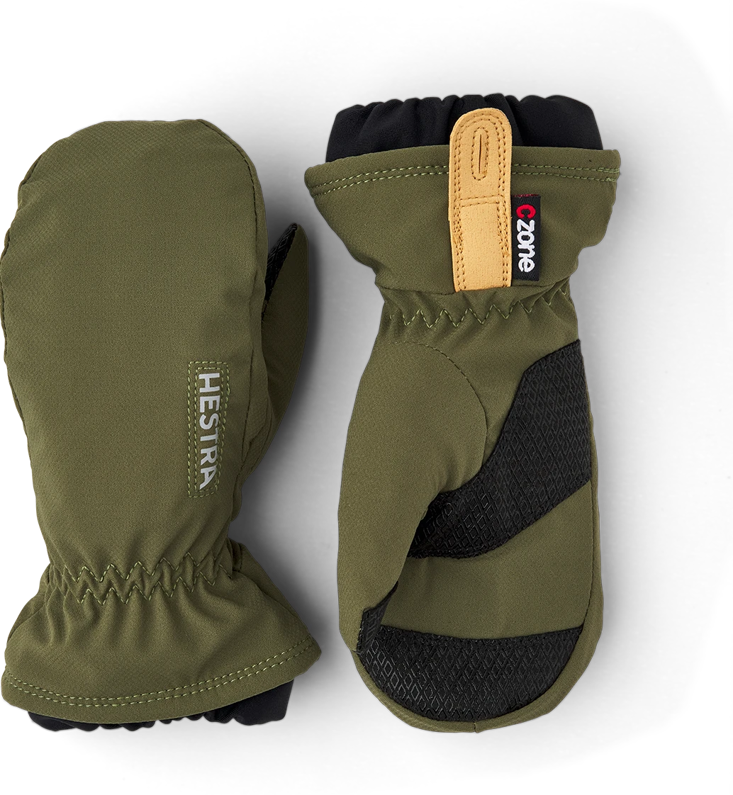Hestra CZone Pluto Jr Mitt - Olive