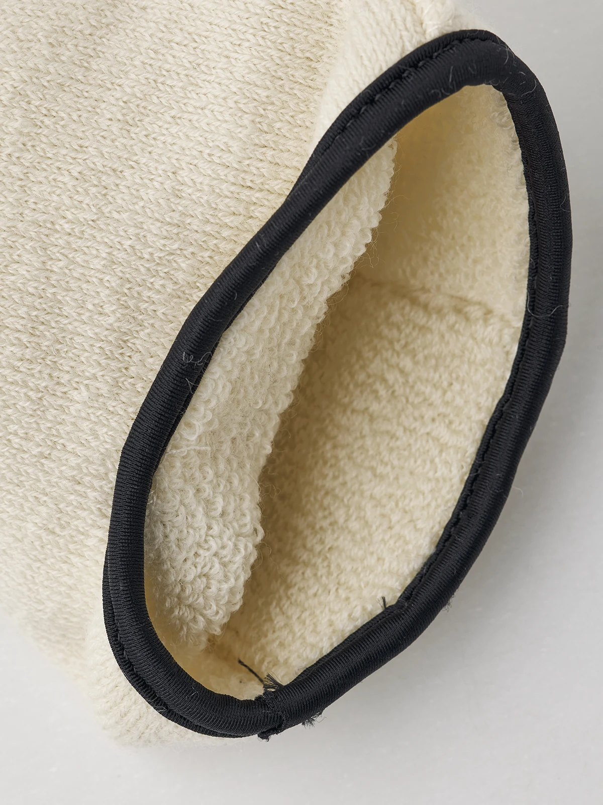 Hestra Fjellvotten Wool Terry/Pile Jr Liner Mitt -Â Offwhite - Image 4