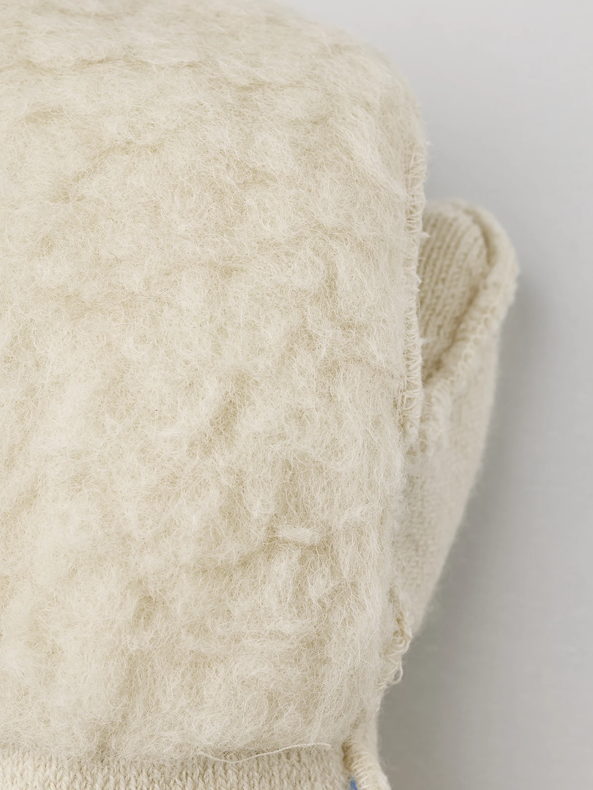 Hestra Fjellvotten Wool Terry/Pile Jr Liner Mitt -Â Offwhite - Image 2